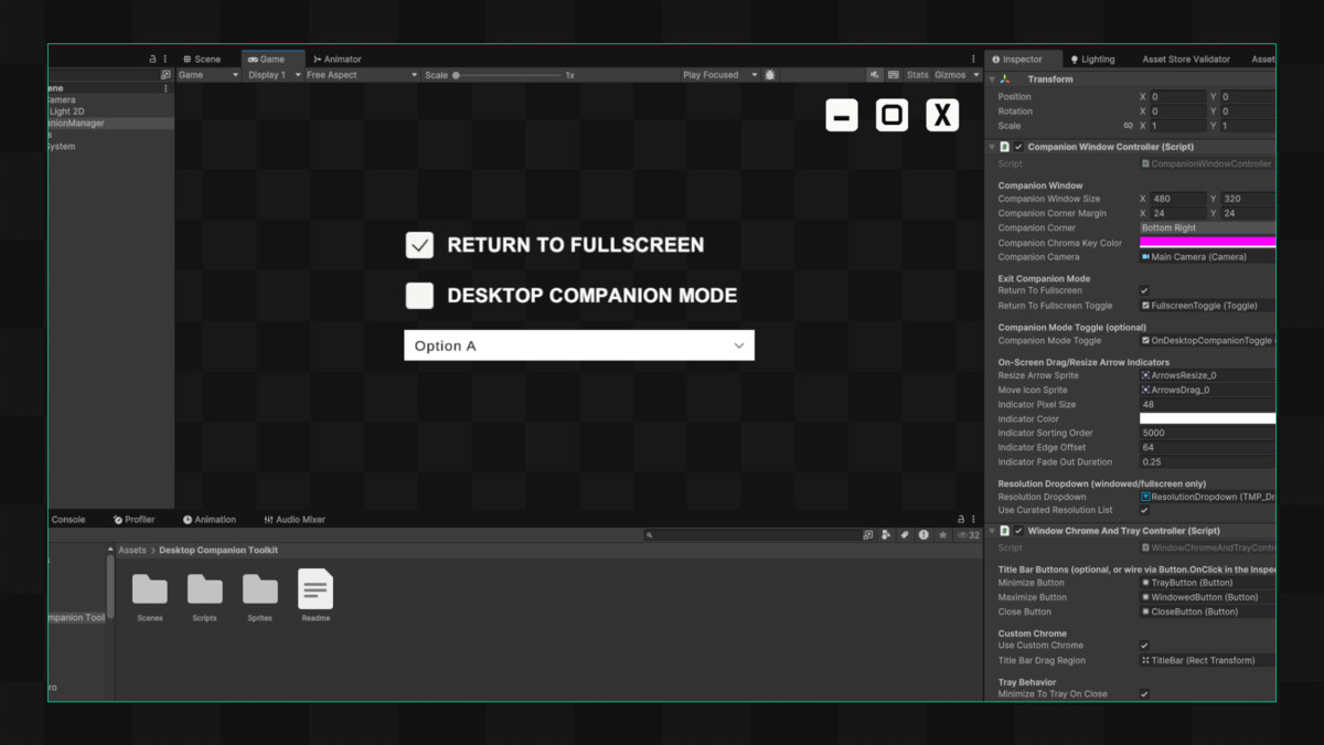 Desktop Companion Toolkit