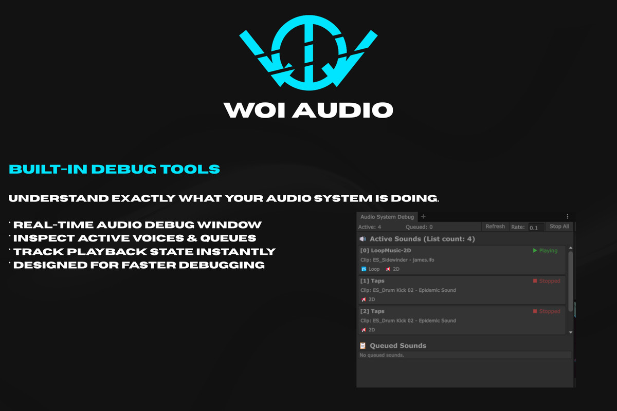 Woi Audio - Lightweight Audio Framework