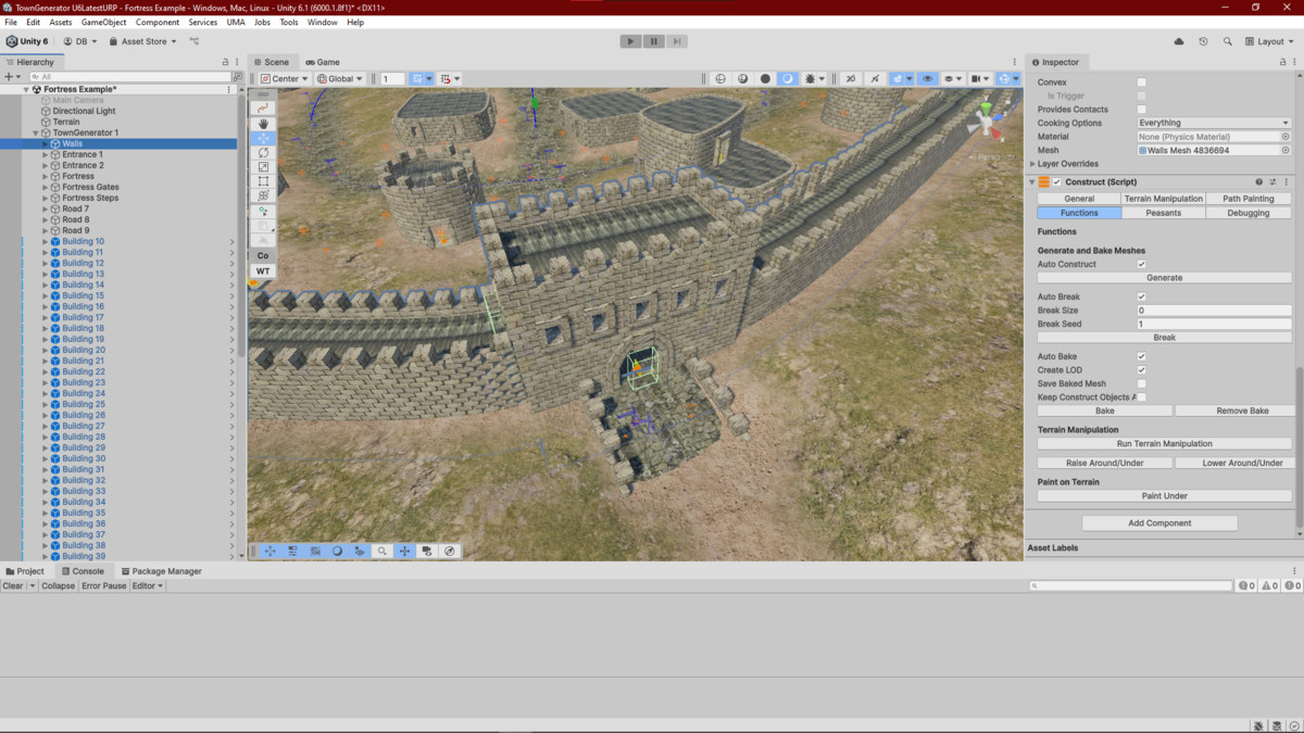 Town Generator | Construct Tool | Spawner