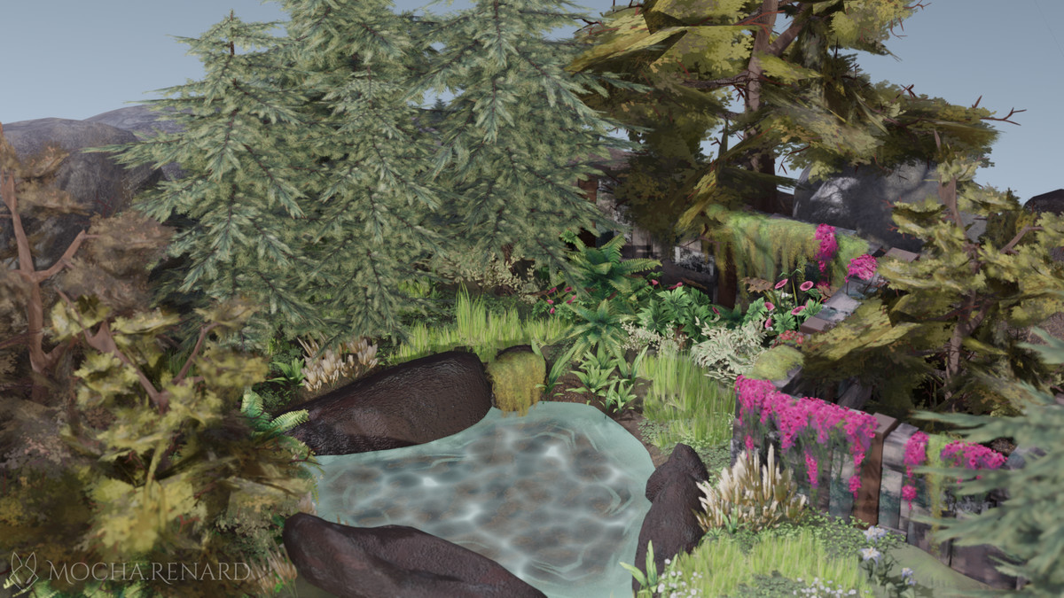 Renard Noir Hand-painted Foliage Pack