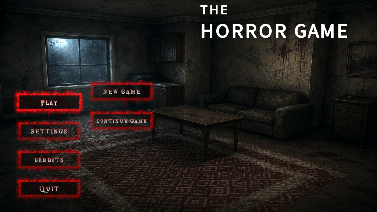Dark/Horror Themed UI