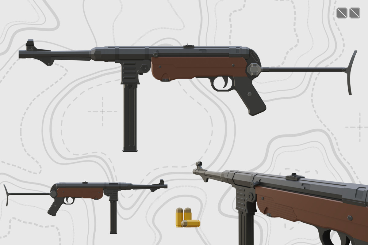 Low Poly Weapon Bundle Pack Fin