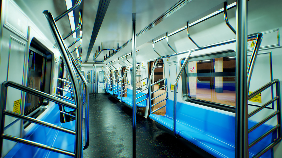 Subway Realm - Game-Ready NYC Metro Station