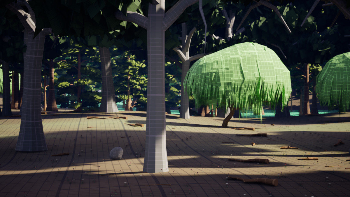 Forest Starter Blockout Kit - 60 Assets Modular Pack for Level Design