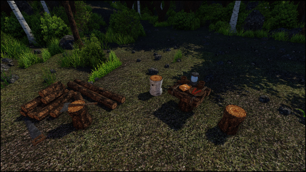 Campsite - Retro Style Modular Environment Pack