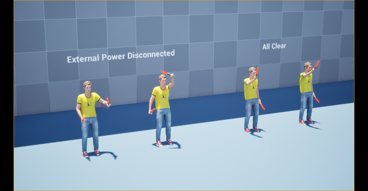 Aircraft Marshalling Animation