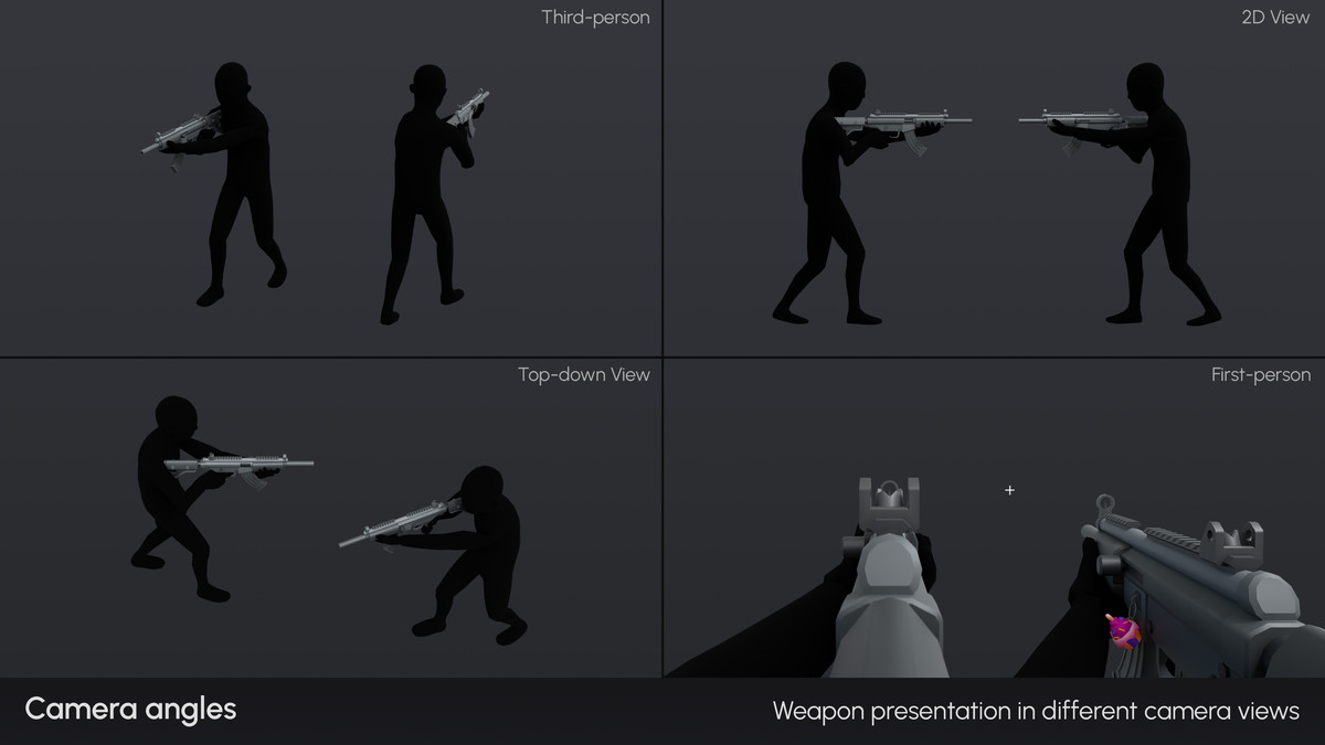 Firearms - Low Poly 3D Models Pack