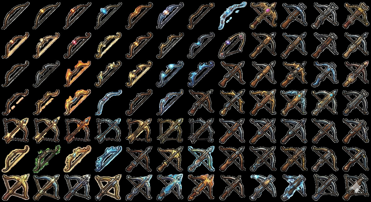 2D Fantasy RPG Weapon Icon Pack - 1000+ Items