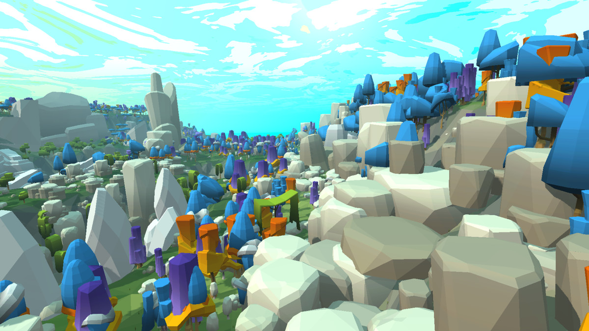 Low Poly Stylized Tiny Forest