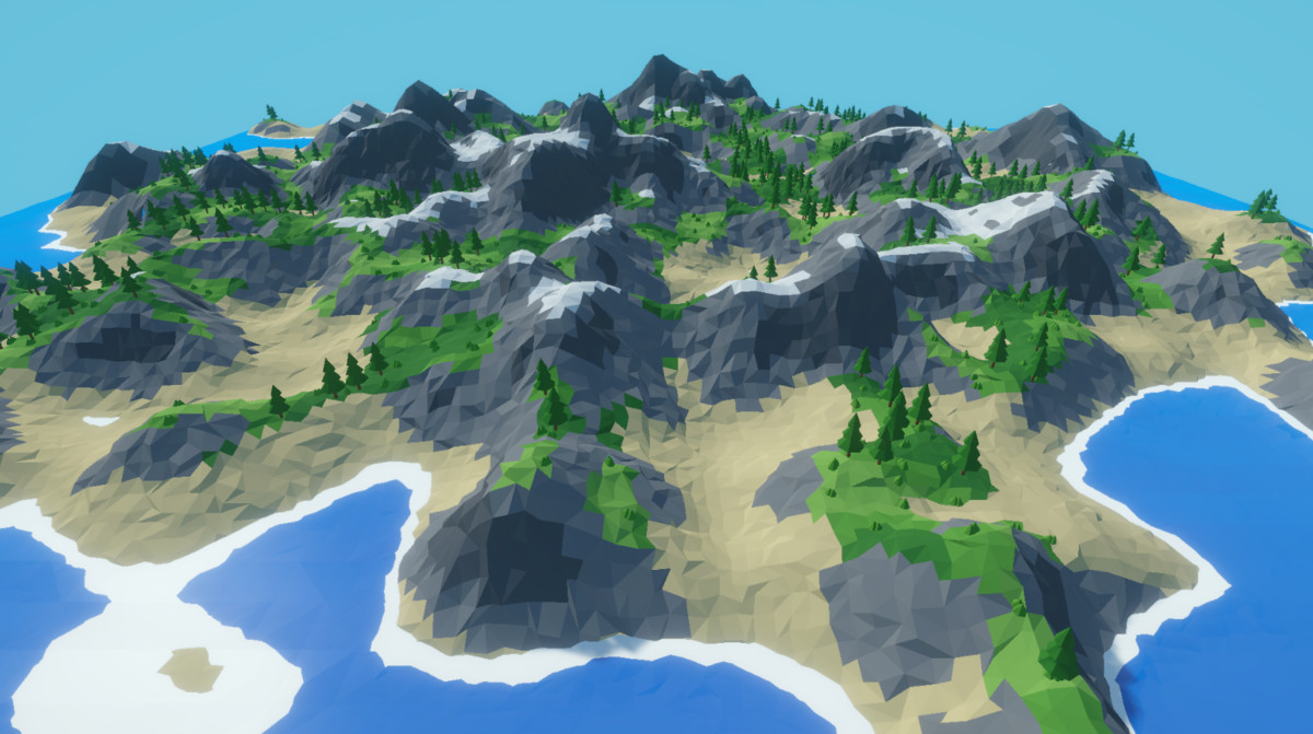 Facet: Low Poly & Blocky Terrain Editor