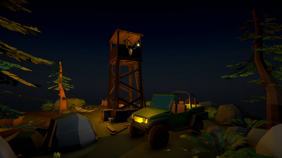 Polygonal Hunters Hideout Spot Asset Package