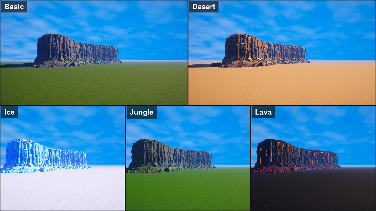 Procedural Cliff Builder