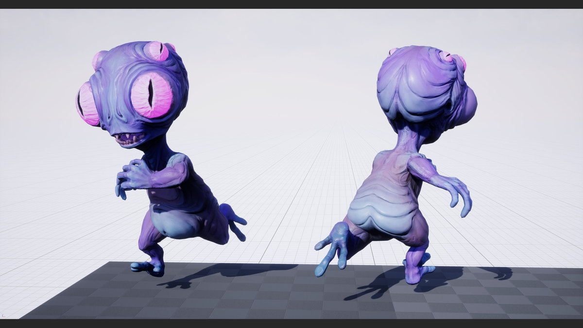Alien big eyed