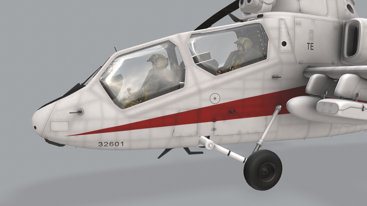 OH-1 Ninja JGSDF White Complex Animation (446)