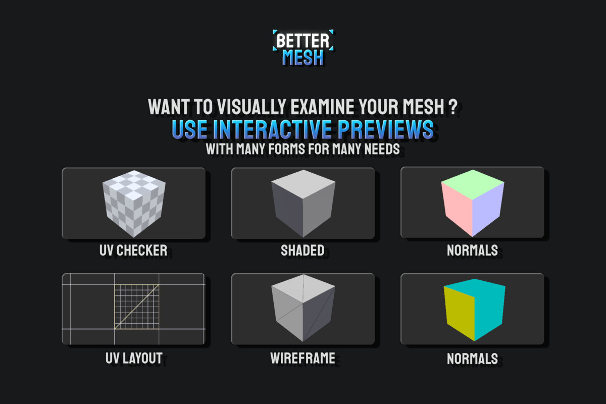 Better Mesh - Mesh Preview & Full-insight at a glance