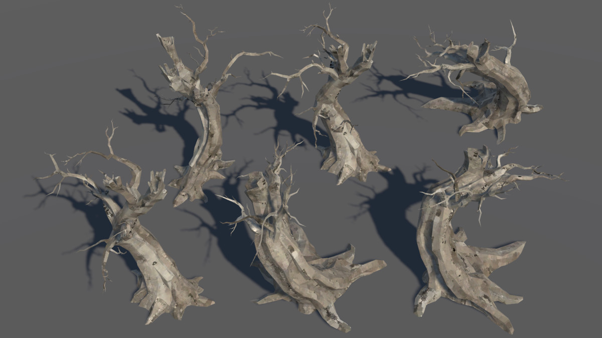 LowPoly Nature DeadTree