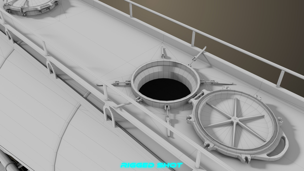 Chassis 06 Cement Trailer 01 Yellow