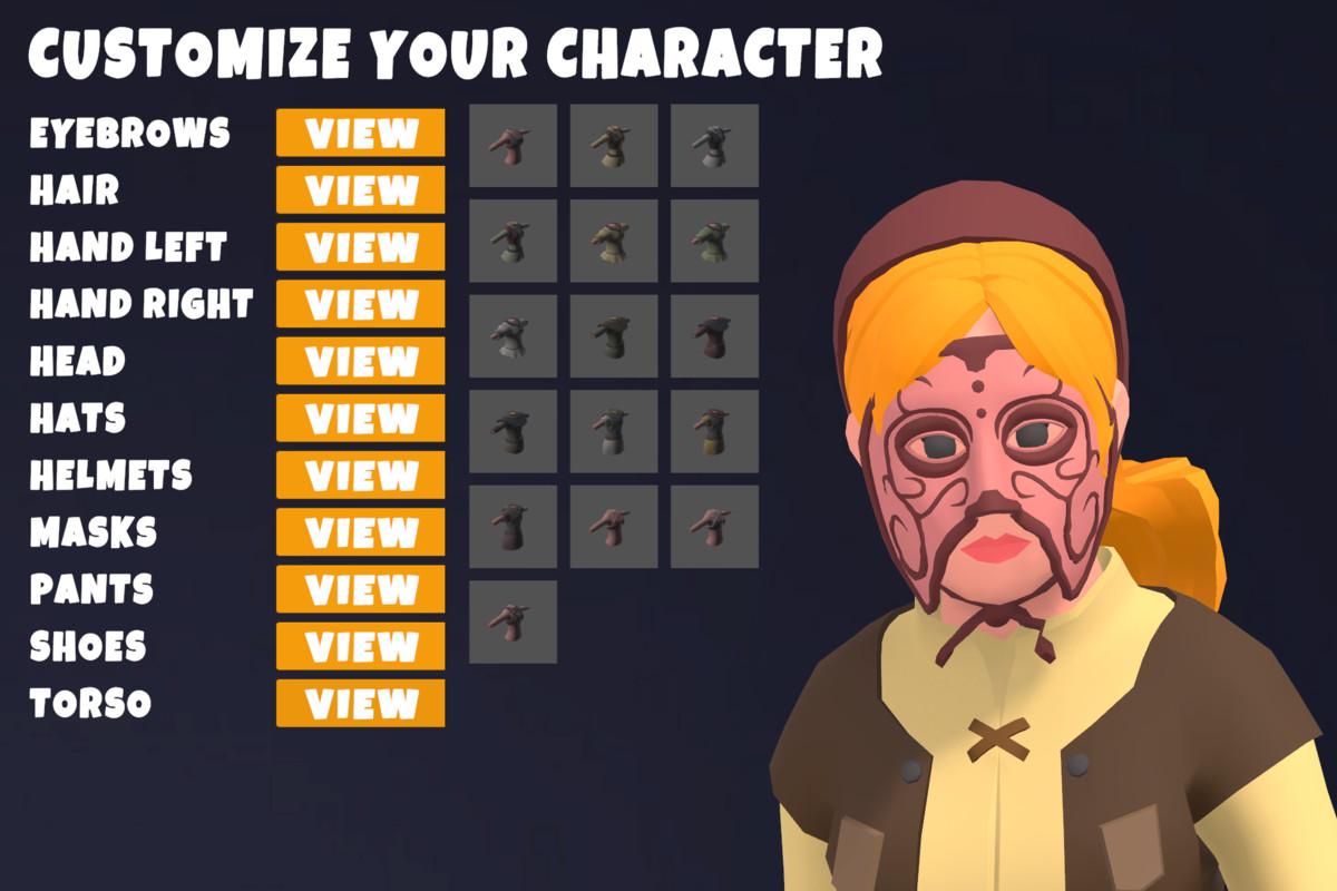 Customizable 3D Fantasy Characters Vol 4