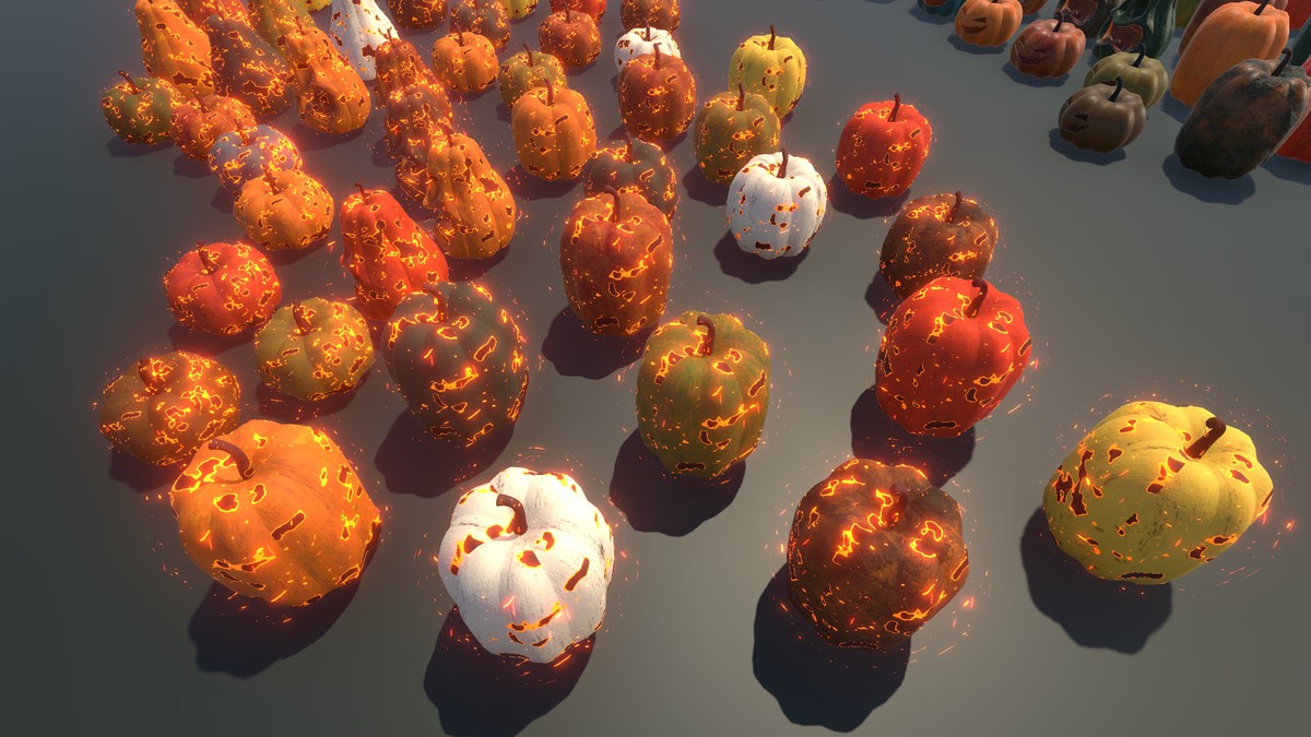 Halloween Pumpkins - Burnable Edition
