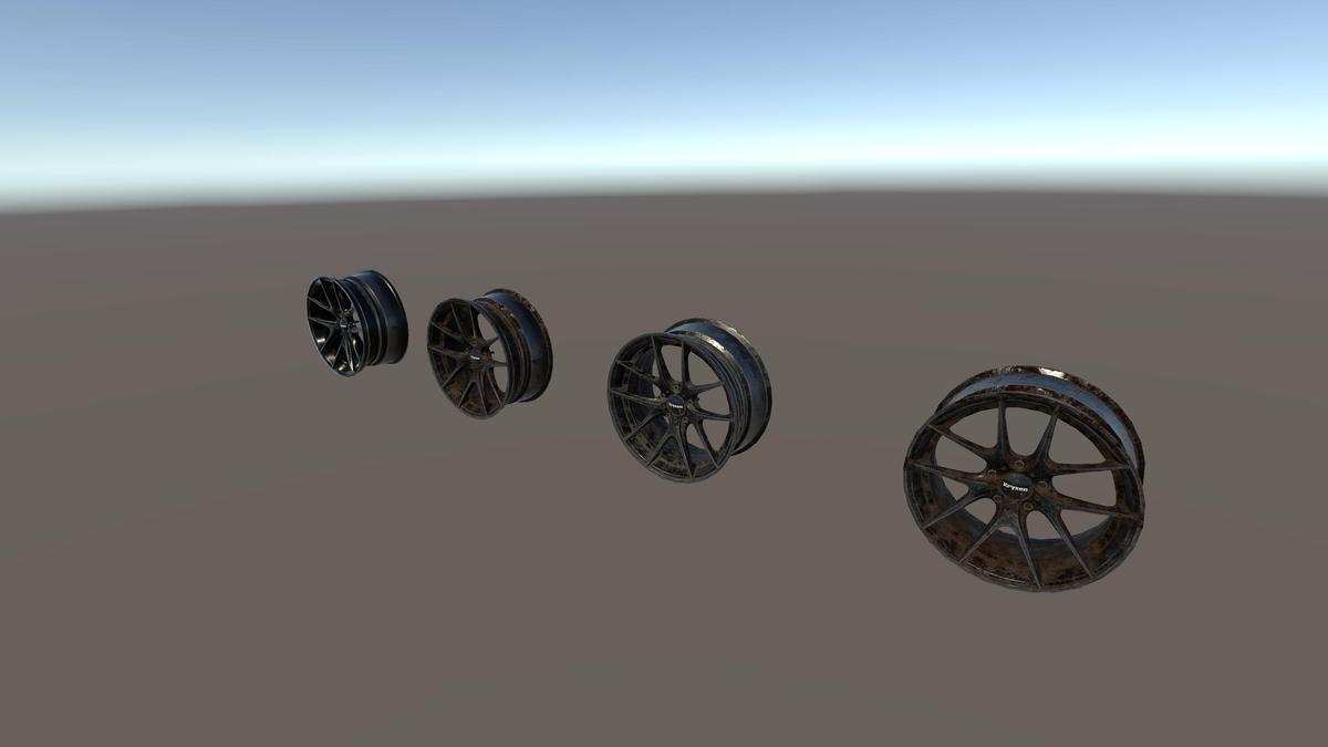 Kryxen Rim V1 - Gunmetal - Game Ready