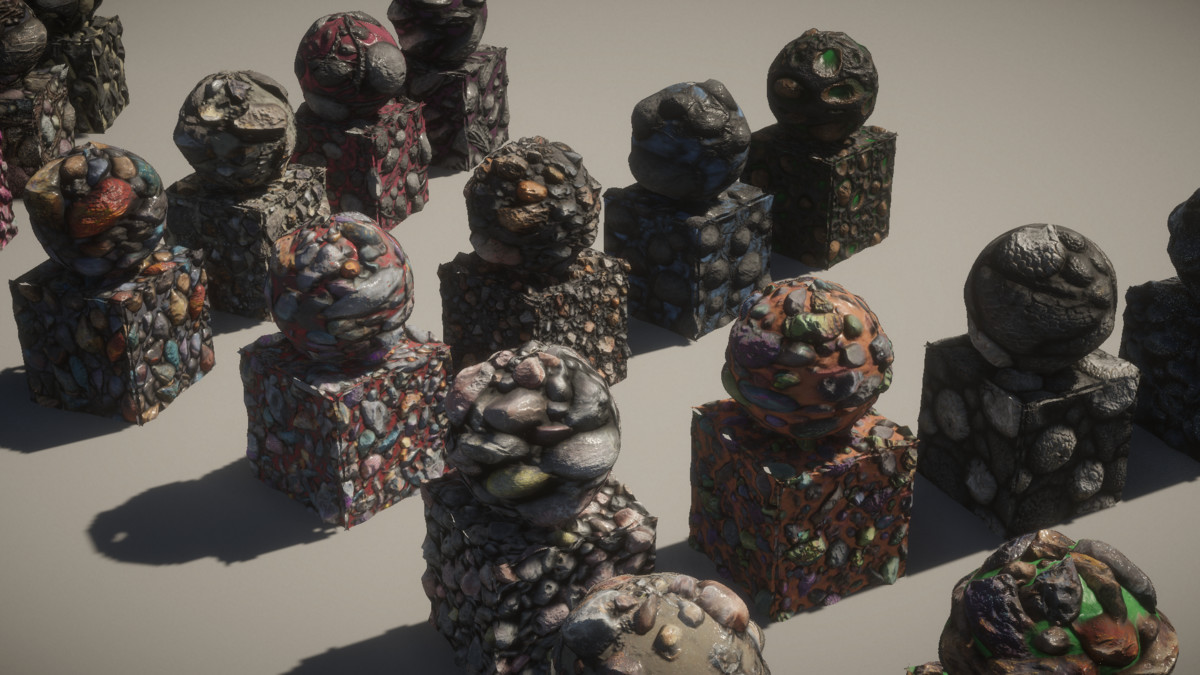 Alien Ground Materials - Pebbles