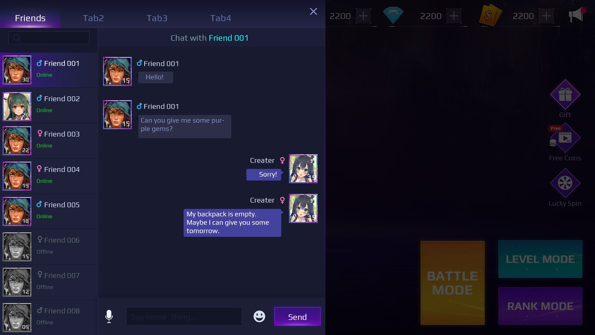Sci-Fi Cyber UI Pro_Purple Theme