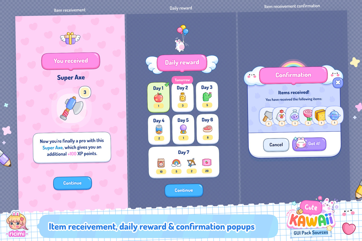 Cute Kawaii GUI Pack Sources