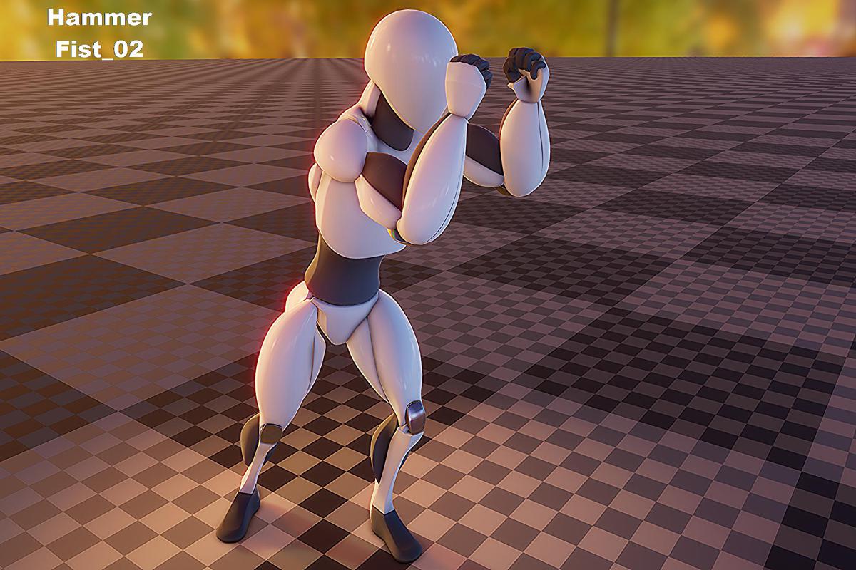 Boxing animation package
