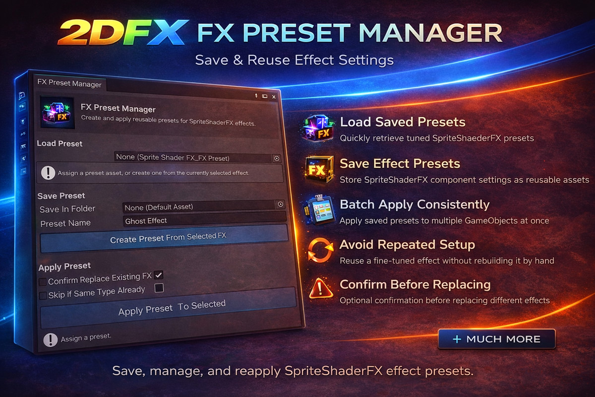 2DFX – 2D Sprite Shader FX (URP & Built-in)