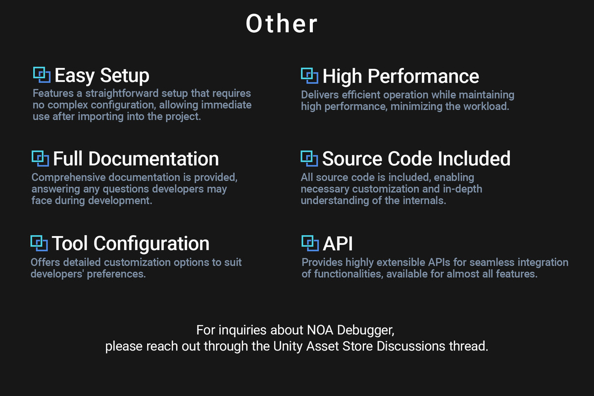 NOA Debugger for Unity