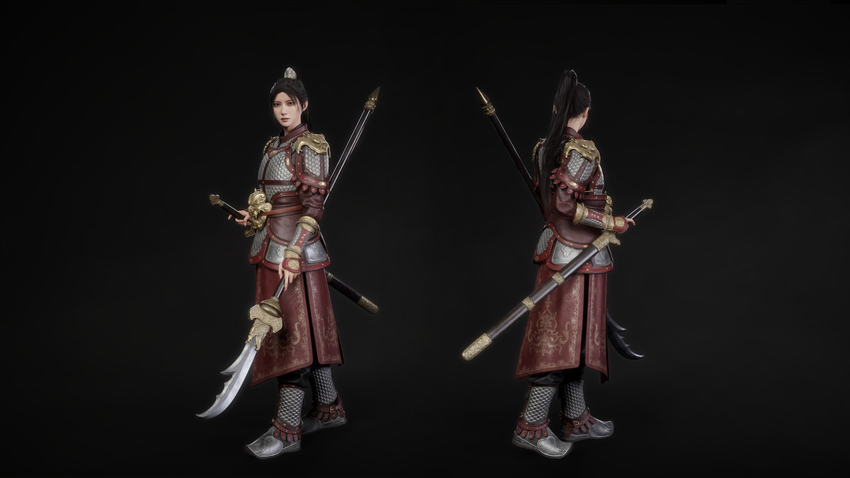 Chinese Warrior. Female Modular Bundle