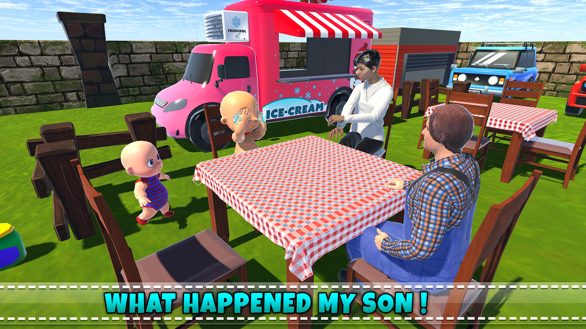 Daddy Prank: Rainbow Park - 3D Baby Simulation Game Kit