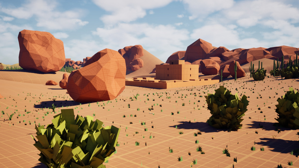 Desert Blockout Kit – 236 Modular Assets | Villages, Temples & Open Worlds