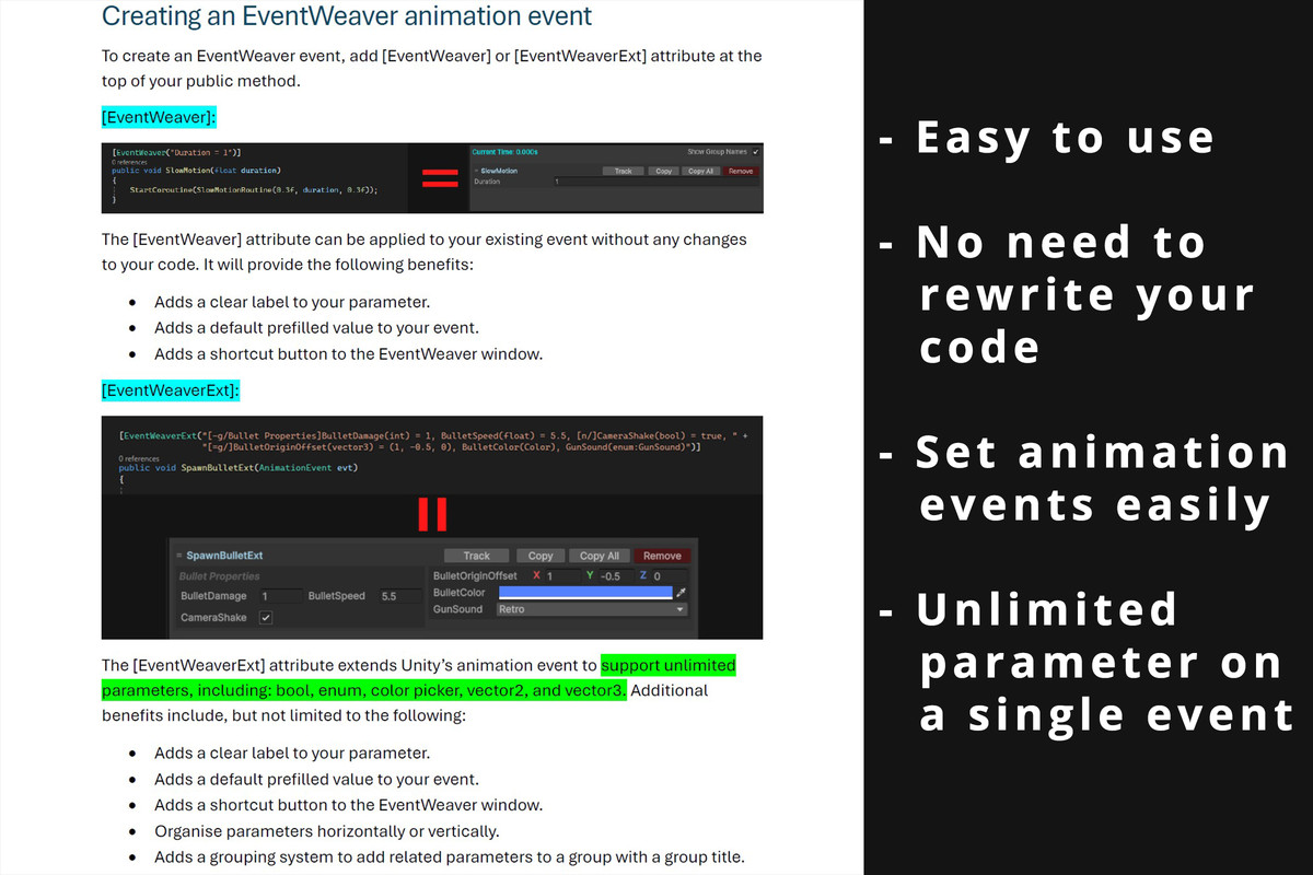 Animation Event Weaver