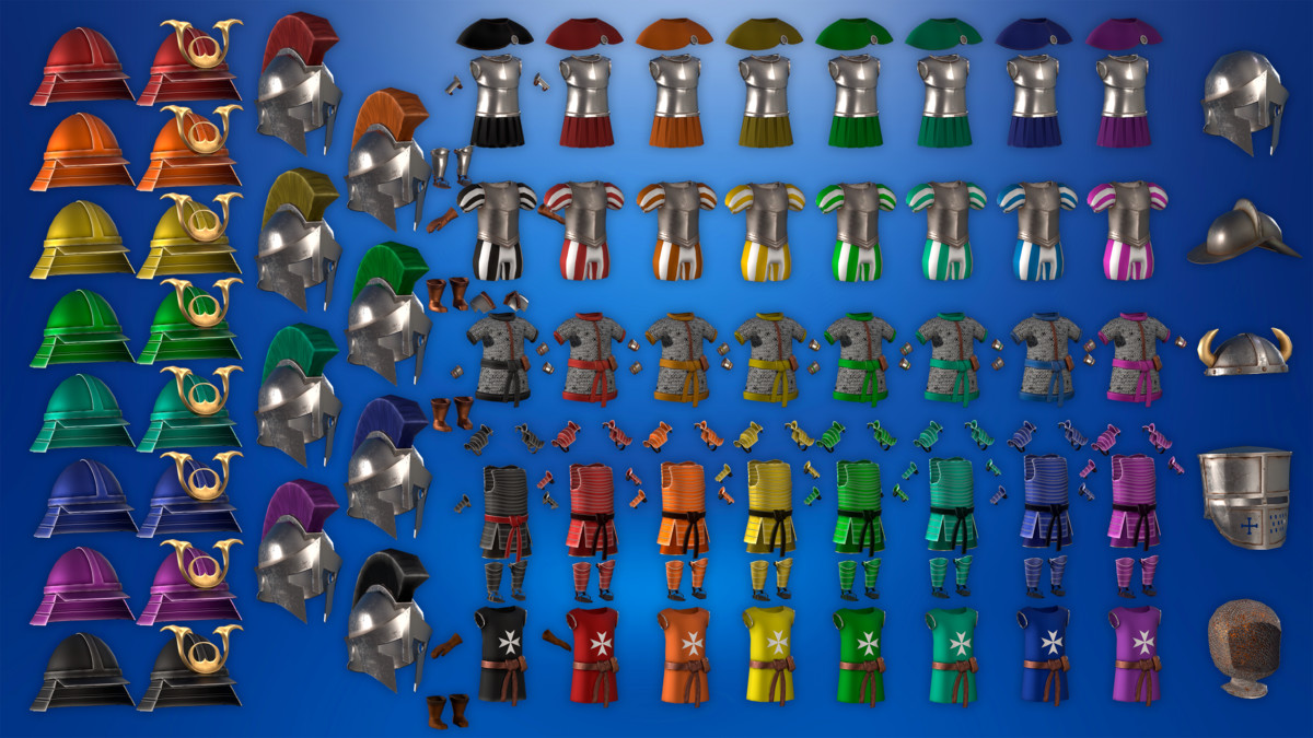 Stylized Warriors - Modular Low-Poly 3D Characters