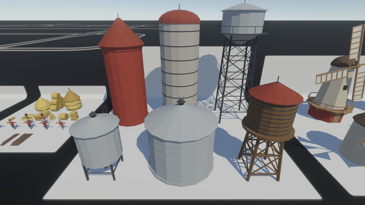 Low Poly Props Library – Forest, Sea, Town, Farm & More