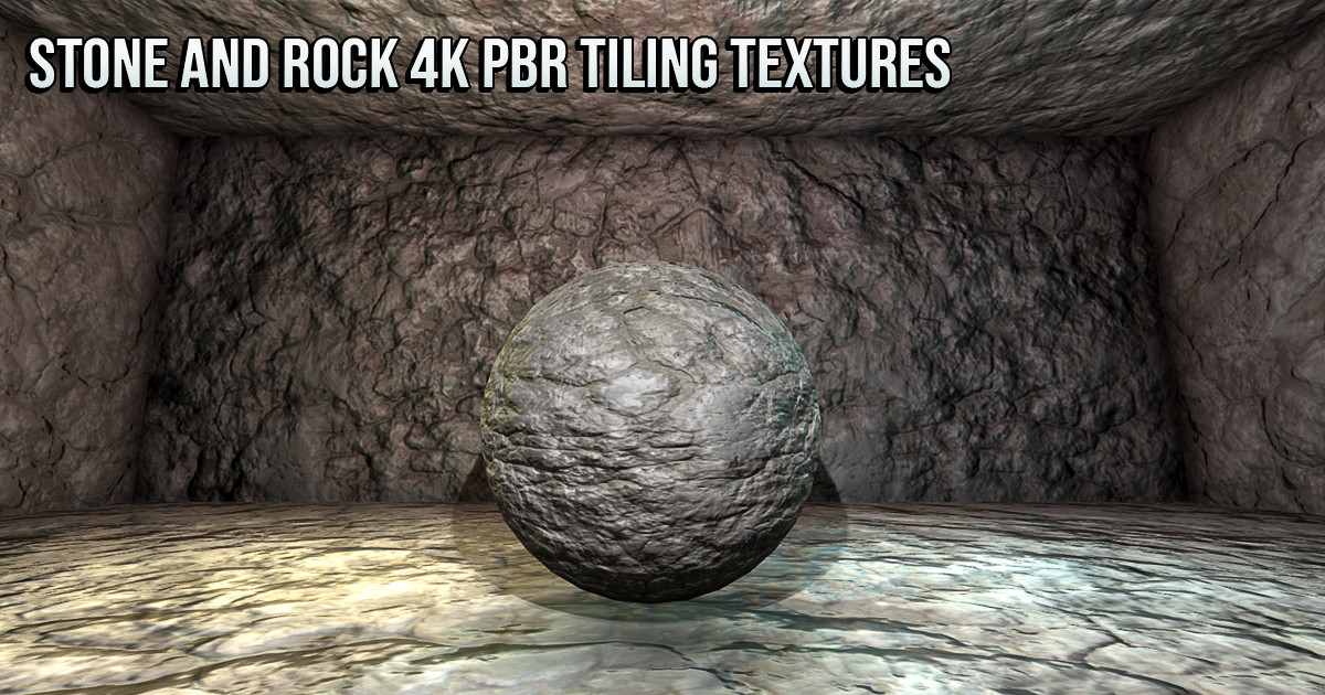 21 Stone and Rock 4K PBR Tiling Textures Collection