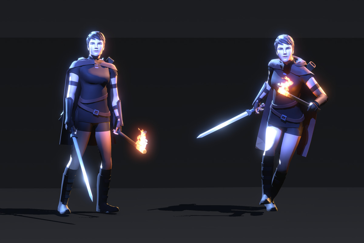 Polyquest Heroes: Warrior I Huntress