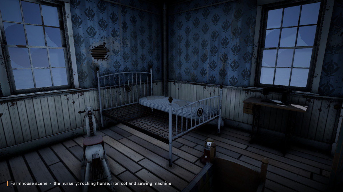 Stylized Haunted Farmhouse - Modular Horror House (URP)