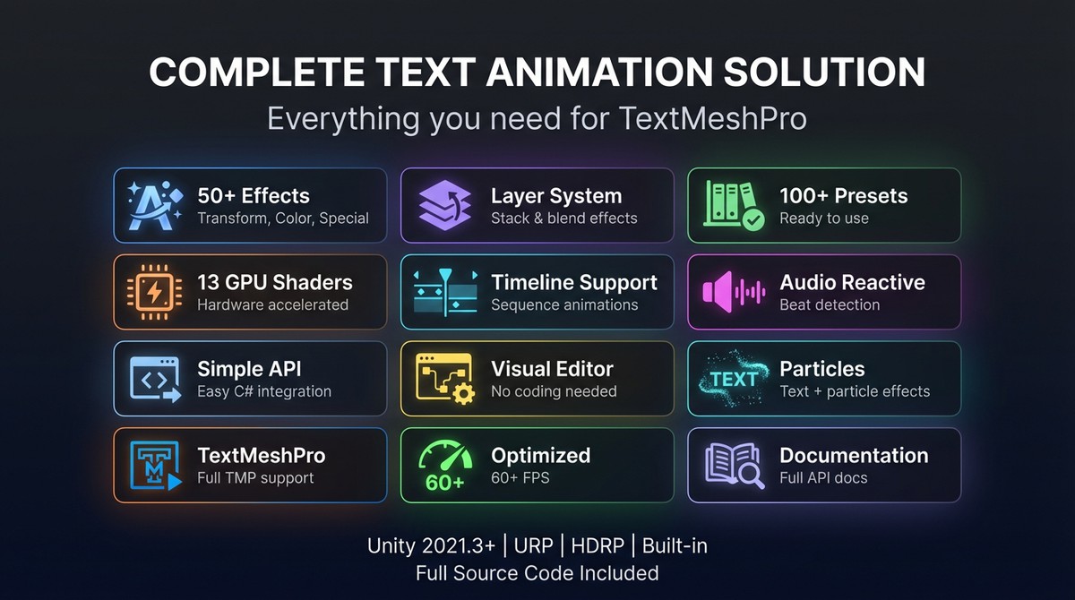 TextFX Master - 50+ Animated Text Presets