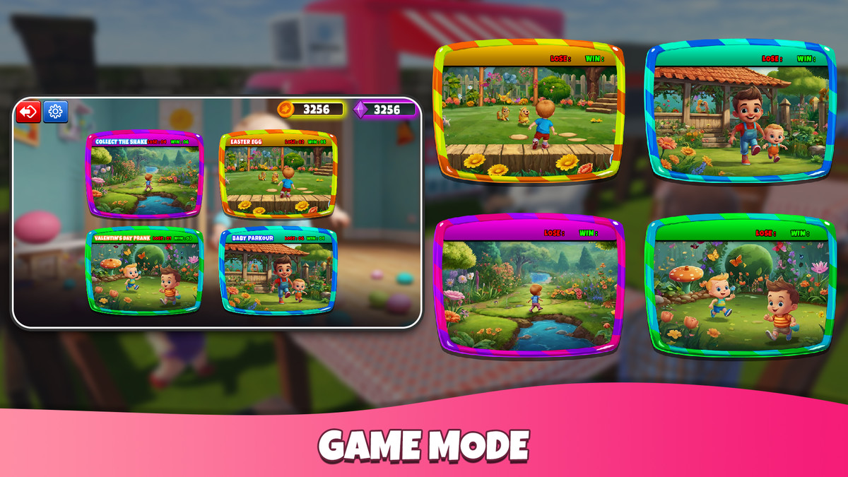 Daddy Prank: Rainbow Park - 3D Baby Simulation Game Kit