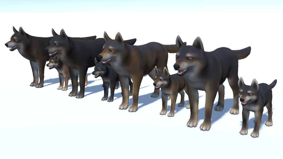 Cartoon - Wolf