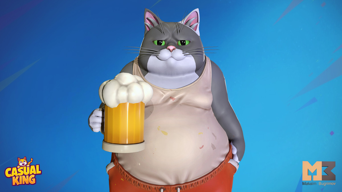 Untidy Cat