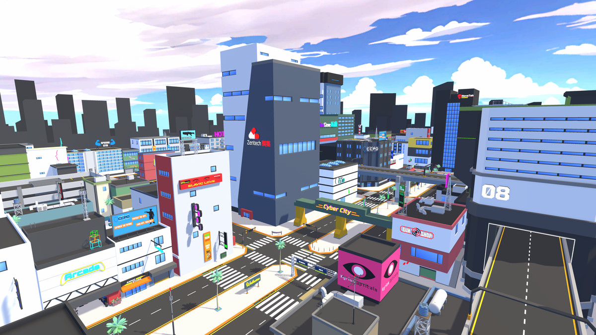 LowPoly Cyberpunk City