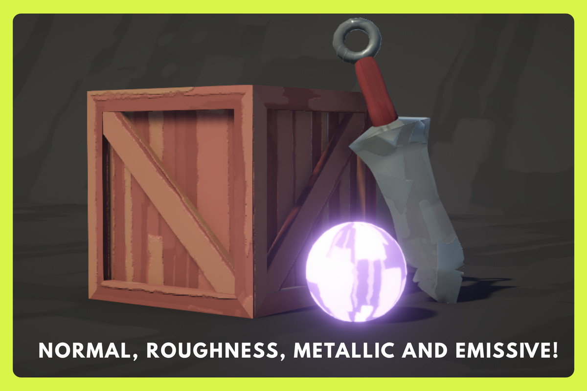 Handpainted Shader and Textures - MEGA PACK vol 2