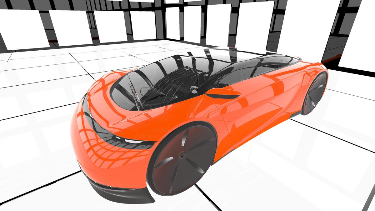Futuristic Sedan