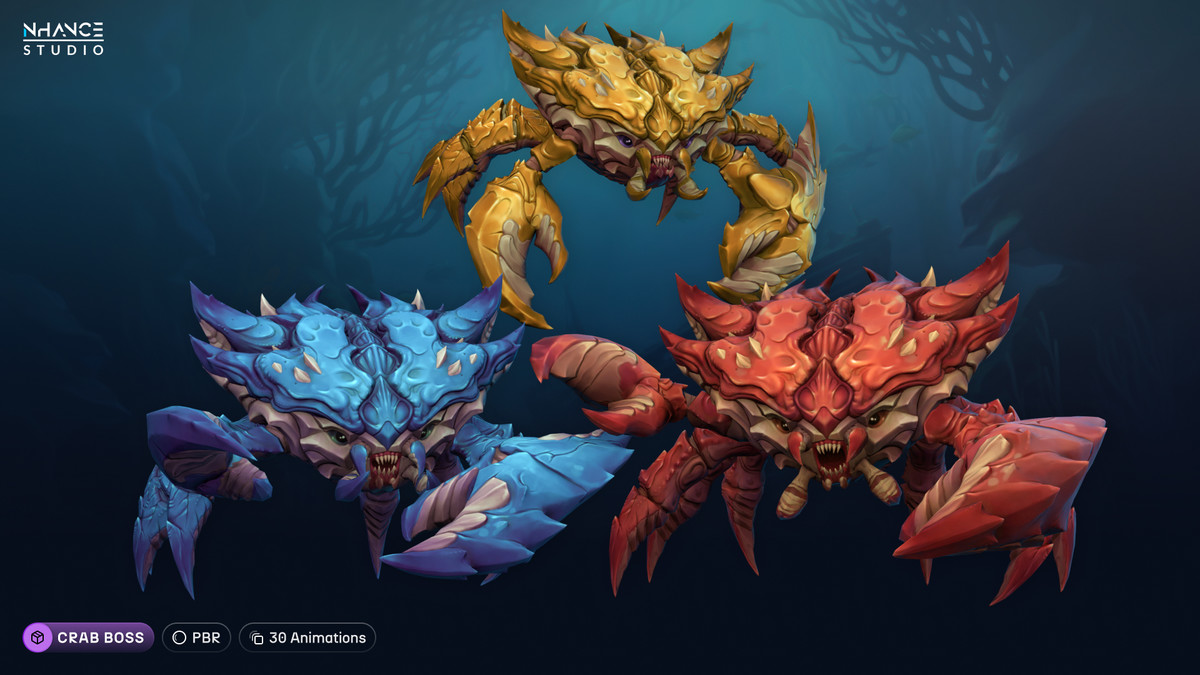 Stylized Sea Animals Bundle