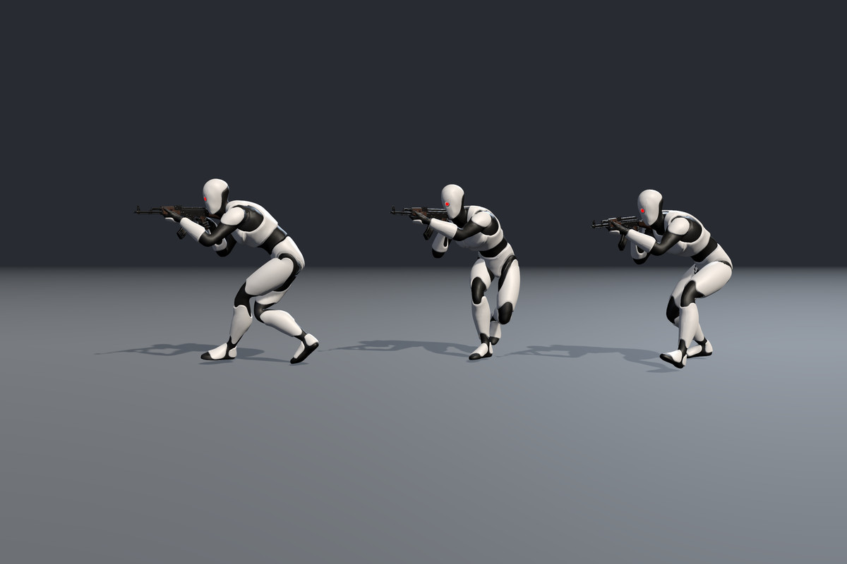 Crouch Rifle Animation