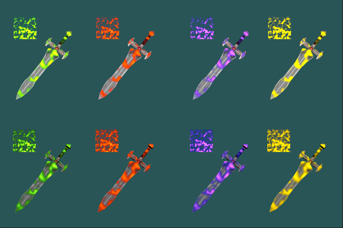 Elemental Effect Shader In Object