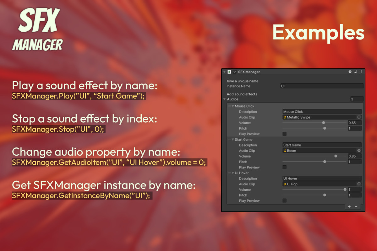 SFX Manager
